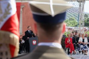Prezydent Andrzej Duda na obchodach Święta Narodowego Trzeciego Maja